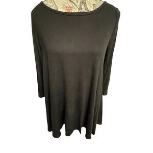 Chic Black Women's Tunic Top